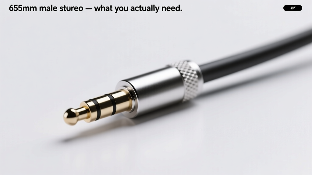 655mm Male Stereo Jack Explained: The Truth About Length, Compatibility, and Why Most Cables Fail (And How to Fix It)