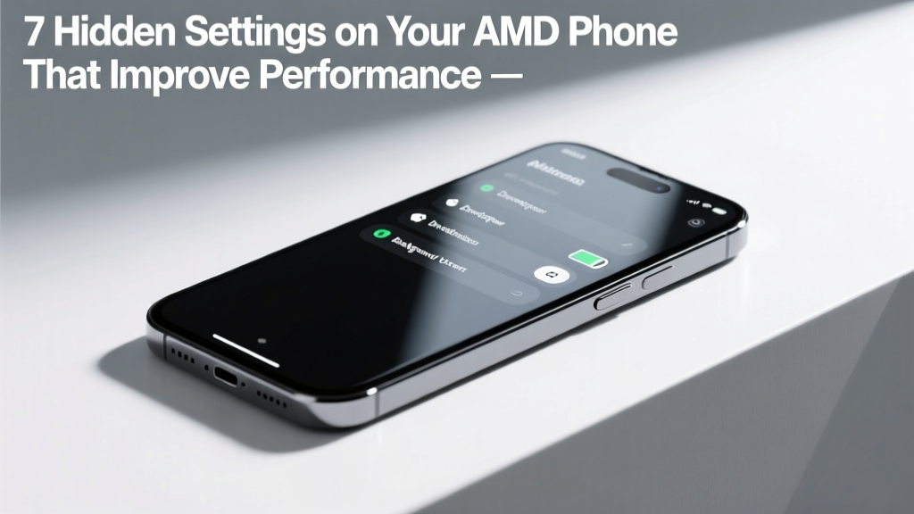 7 Hidden Settings on Your AMD Phone That Improve Performance