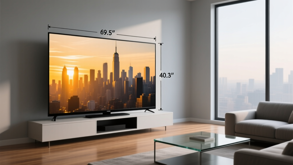 70 Inch Flat Screen TV Size Specs Real World Fit: The Exact Wall Space, Viewing Distance & Furniture Clearance You Actually Need (No Guesswork)