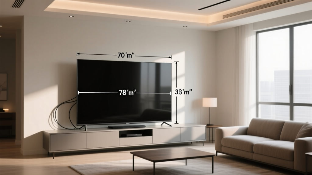 78 Inch TV Buying Size Specs Real World Fit: Why Your Living Room Measurements Lie (And How to Measure Like a Pro)