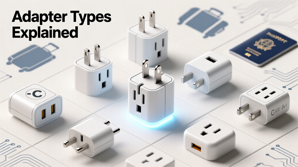 Adapter Types Explained Plug Shapes Voltage Travel Safety: The 7-Step Global Traveler’s Checklist to Avoid Fried Devices, Shock Risks & Airport Confiscations