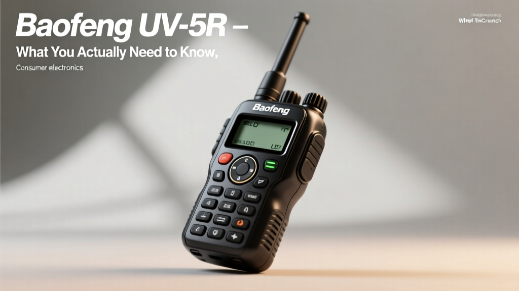 Baofeng UV-5R H: The Unfiltered Truth About Range, Legality, Safety & Real-World Use — What You Actually Need To Know Before Buying or Transmitting