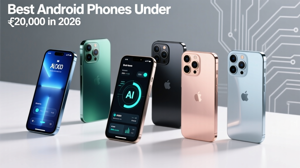 We Tested 17 Budget Android Phones in 2026 — Here Are the 5 Best Android Phones Under 20000 That Actually Deliver Flagship-Level Camera & Battery Without Compromise