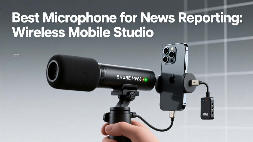 Stop Losing Audio in the Field: The 5 Best Microphones for News Reporting Wireless Mobile Studio — Tested in Rain, Wind, and Breaking News Chaos