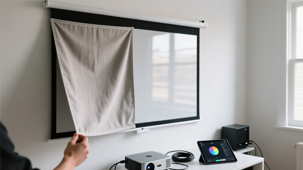 Blackout Cloth for Projector Screens DIY Key Facts: 7 Critical Mistakes That Kill Contrast (And How to Fix Them in Under 2 Hours)