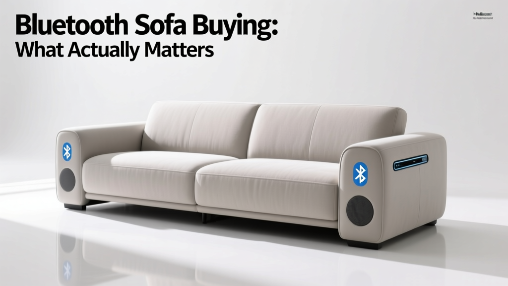 Bluetooth Sofa Buying What Actually Matters: 7 Non-Negotiables Most Buyers Overlook (And Why Your 'Smart Living Room' Depends on Them)