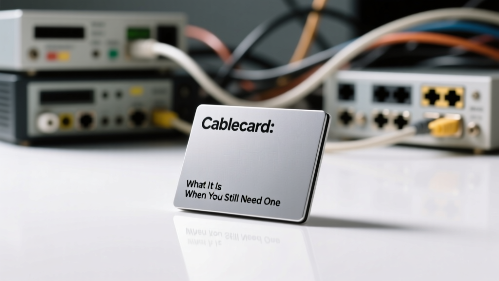 CableCARD Explained: What It Is, When You Still Need One in 2025 (and Why Most People Don’t — Yet Some Absolutely Do)