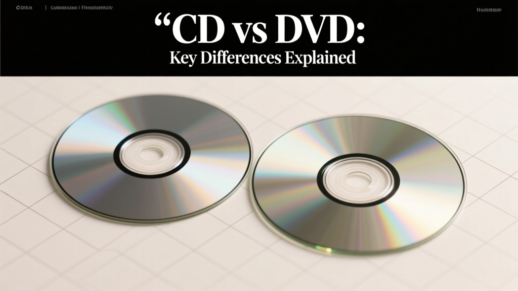 CD vs DVD: 7 Key Differences Explained — Why Your Old Burner Can’t Handle That Movie Disc (And What Actually Matters in 2024)