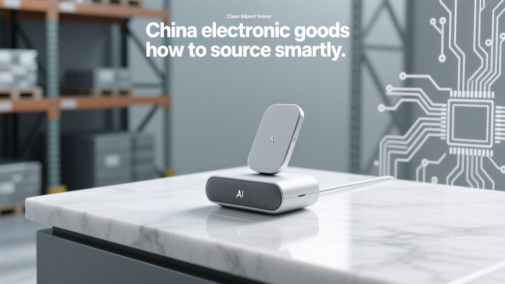 China Electronic Goods How To Source Smartly: 7 Non-Negotiable Steps That Cut Scams by 83% (Backed by Shenzhen Factory Audits & Customs Data)