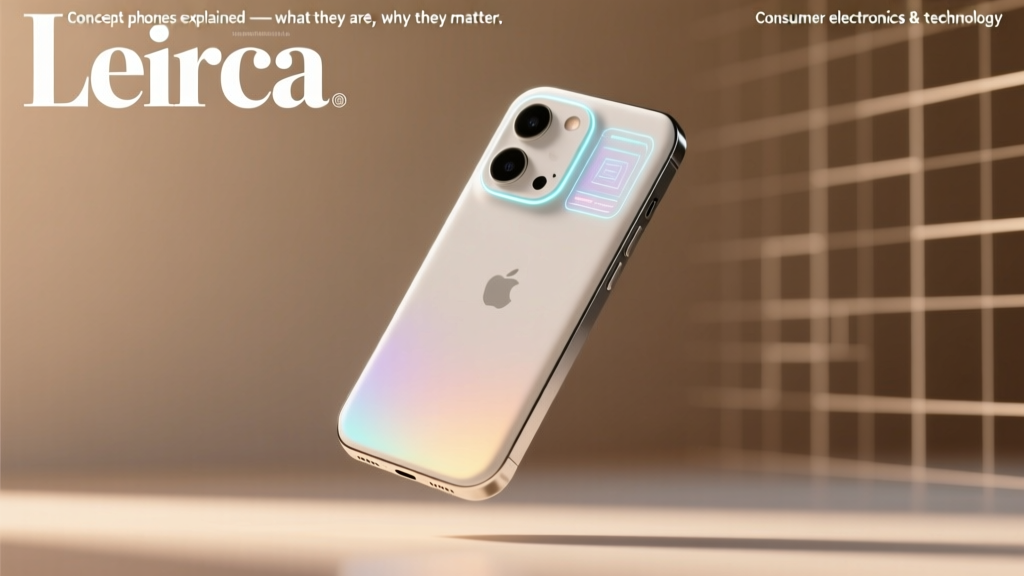 Concept Phones Explained What They Are Why They Matter: The Truth Behind the Hype, What Actually Ships (and What Never Will)
