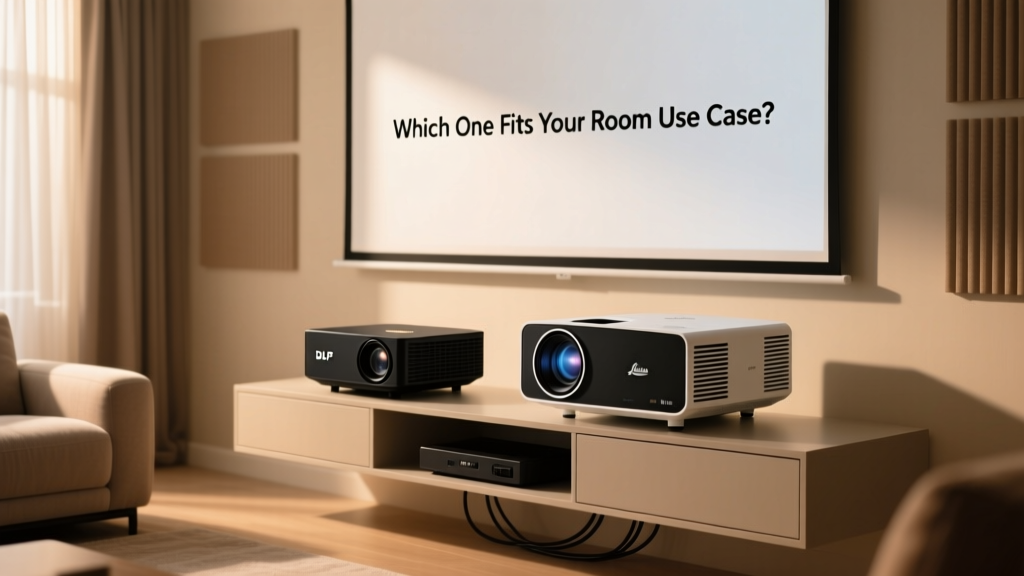 DLP vs LCD Projector: The Real Room-Sizing Guide That Stops You From Buying the Wrong Tech (No More Blurry Walls or Washed-Out Colors)