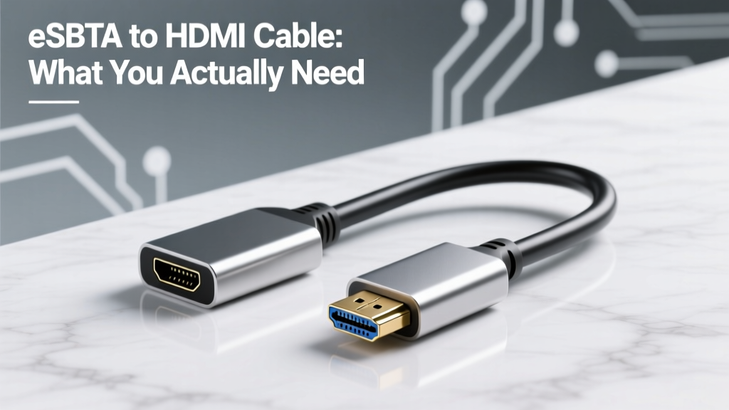 Esata To Hdmi Cable What You Actually Need: The Truth No One Tells You (Spoiler: It Doesn’t Exist — Here’s What Works Instead)
