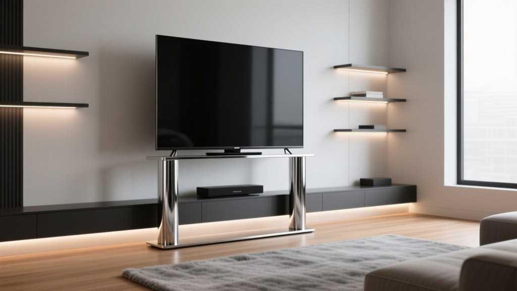 Stop Drilling Holes & Wasting Space: The 7-Step Guide to Choosing a Floor To Ceiling Tv Pole Stand That Actually Holds Your 75" OLED Without Wobble (2024 Tested)