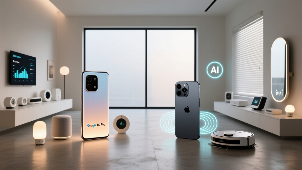 Google Pixel 10 Pro vs Apple IE 600: Smart Home Showdown