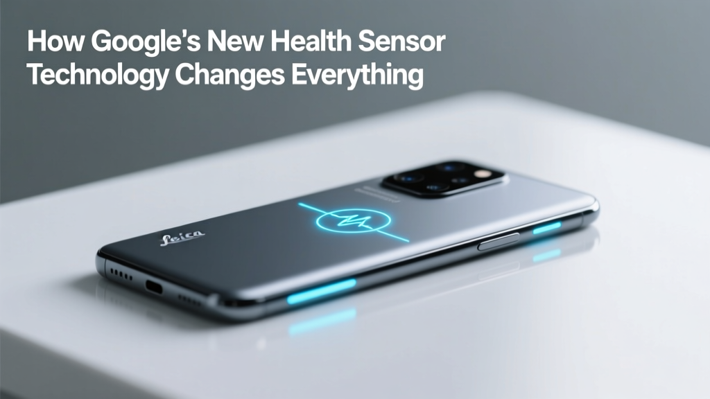 How Google's New health sensor Technology Changes Everything