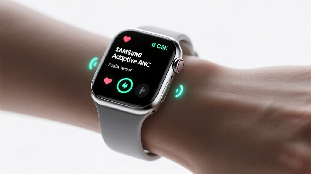 Samsung Adaptive ANC Sensors for Health Monitoring