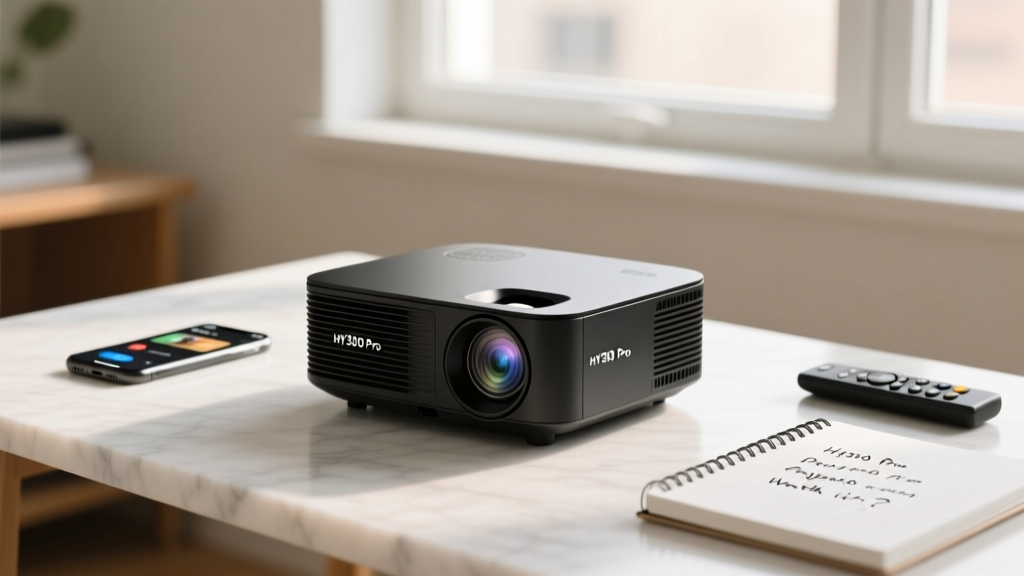 Hy300 Pro Projector Worth It? We Tested It for 6 Weeks — Here’s the Unfiltered Truth About Brightness, Lag, and That $299 Price Tag