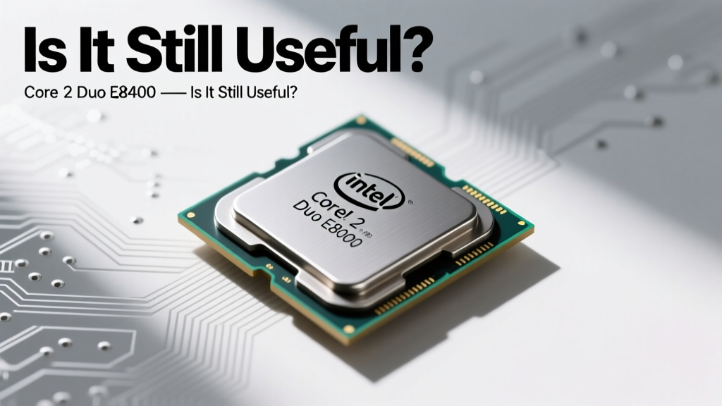 Intel Core 2 Duo E8400 Is It Still Useful in 2025? We Tested It for Web Browsing, Light Coding, and Legacy Software — Here’s the Unfiltered Truth