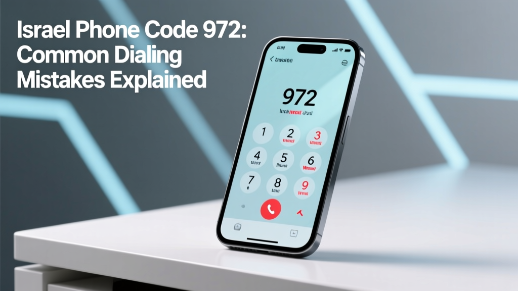 Israel Phone Code 972 Dialing Common Mistakes: 7 Real-World Errors That Cost You Calls, Time & International Fees (Fixed in 60 Seconds)