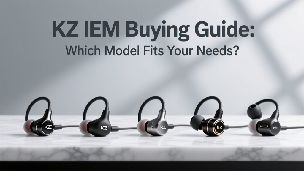KZ IEM Buying Guide: Which Model Fits Your Needs? We Tested 12 Pairs Side-by-Side to Solve Fit, Sound & Budget Confusion Once and For All