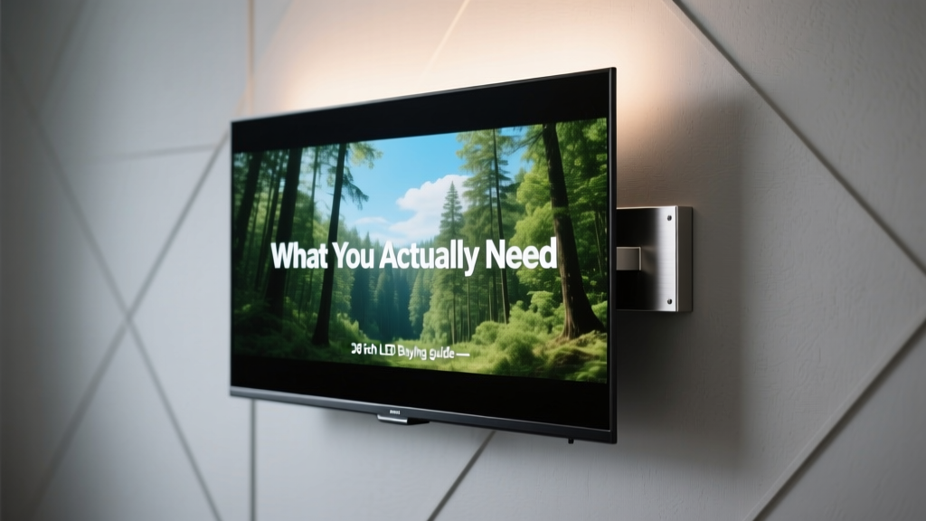 LED 38-Inch TV Buying: What You Actually Need (Not What Salespeople Push) — A Real-World Tester’s 7-Minute Checklist to Avoid Overpaying & Underperforming