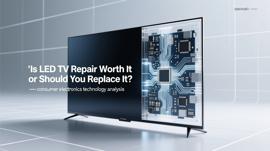 LED TV Repair Worth It Or Replace? 7 Real-World Factors That Decide Whether Fixing Your TV Saves Money, Time, and Sanity (2025 Data)