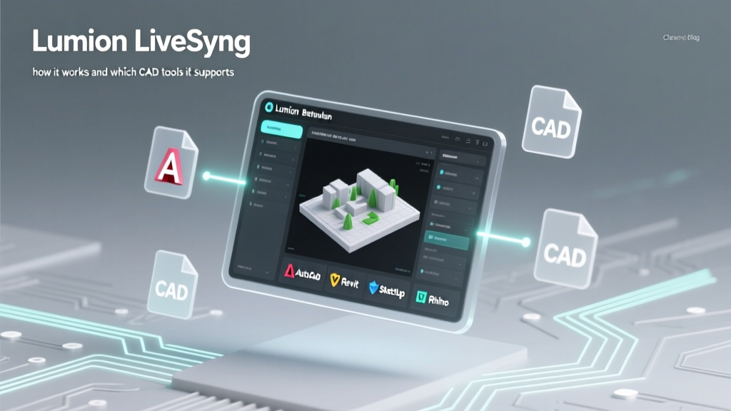 Lumion Livesync Explained: How It Works, Which CAD Tools It Supports (and Why Your Revit Model Just Snapped to Life in Real Time)