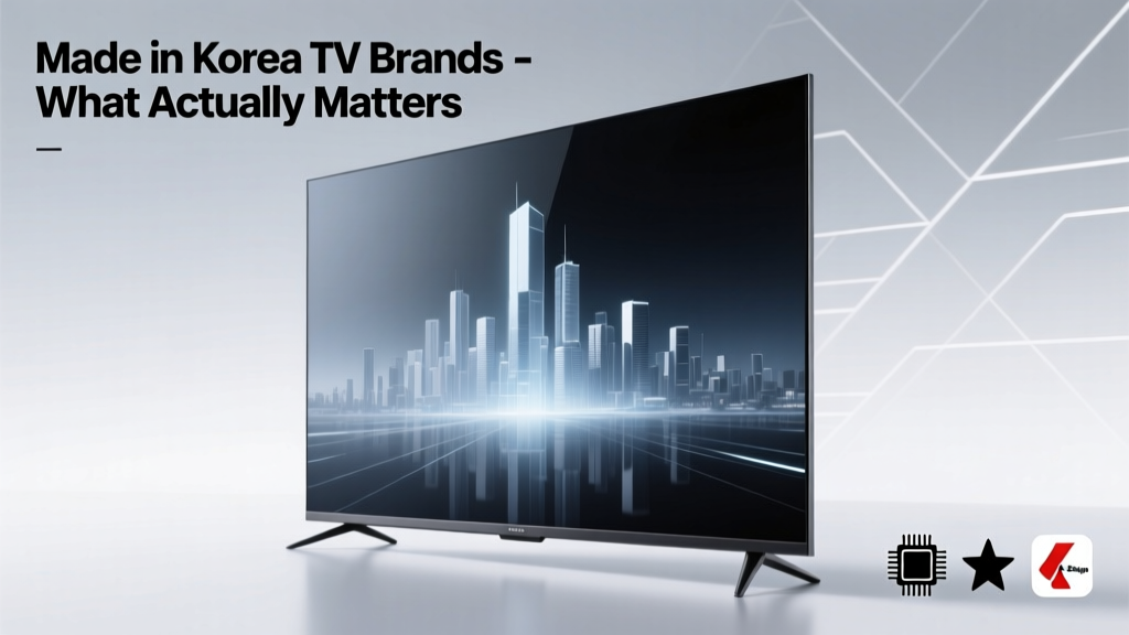 Made In Korea TV Brands: What Actually Matters in 2024 — We Tested 12 Models to Reveal Which Specs *Really* Impact Picture Quality, Smart Features, and Long-Term Value