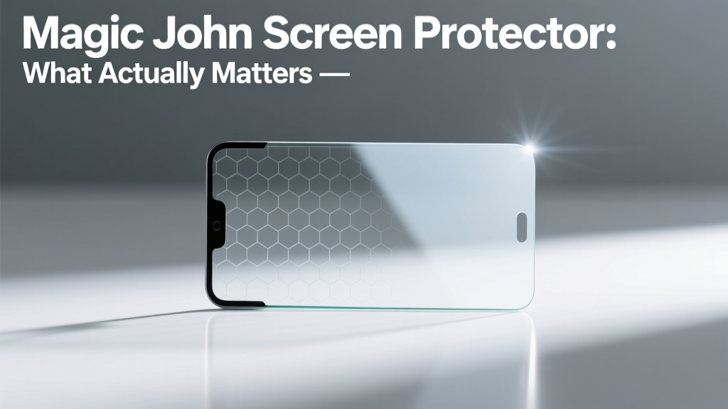 Magic John Screen Protector What Actually Matters: 7 Real-World Tests That Expose Which Features *Truly* Prevent Cracks, Smudges, and Yellowing (Spoiler: It’s Not Hardness)