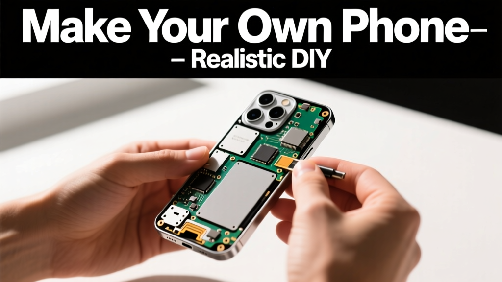 You Can’t Actually Build a Fully Functional, Carrier-Ready Smartphone from Scratch—Here’s What ‘Make Your Own Phone Realistic DIY’ Really Means (And What *Is* Possible in 2025)