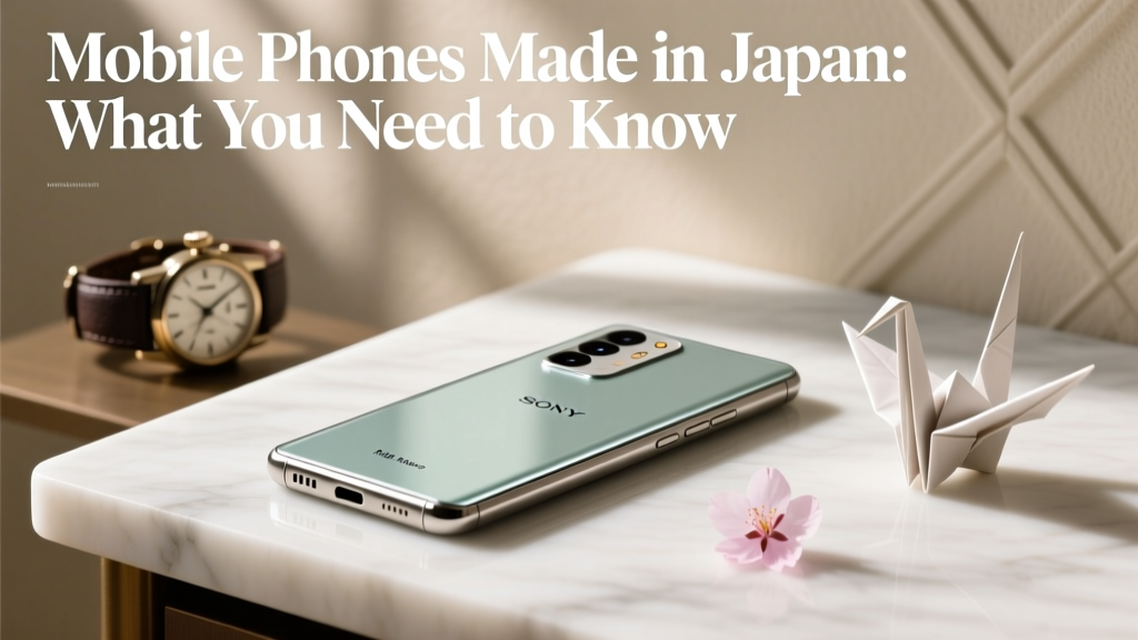 Mobile Phones Made In Japan What You Need To Know: Why Only 3 Brands Still Build Locally, What They Sacrifice for Craftsmanship, and Which One Actually Belongs in Your Pocket Today