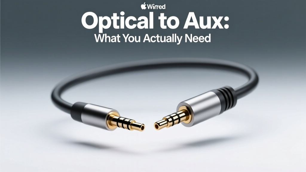 Optical To Aux What You Actually Need: The Truth About Audio Conversion (No Adapter Hype, Just Real-World Testing & 3 Devices That Pass the Garage Test)