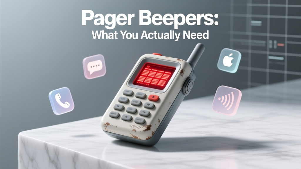 Pager Beeper What You Actually Need: The Truth About Pagers in 2025 (Spoiler: It’s Not Nostalgia—It’s Life-Saving Redundancy)