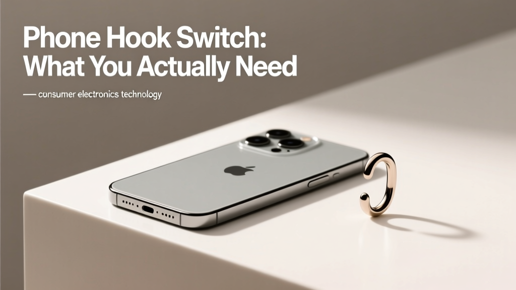 Phone Hook Switch What You Actually Need: The 5 Non-Negotiable Truths Most Buyers Miss (Especially If You're Still Using a Landline Adapter)