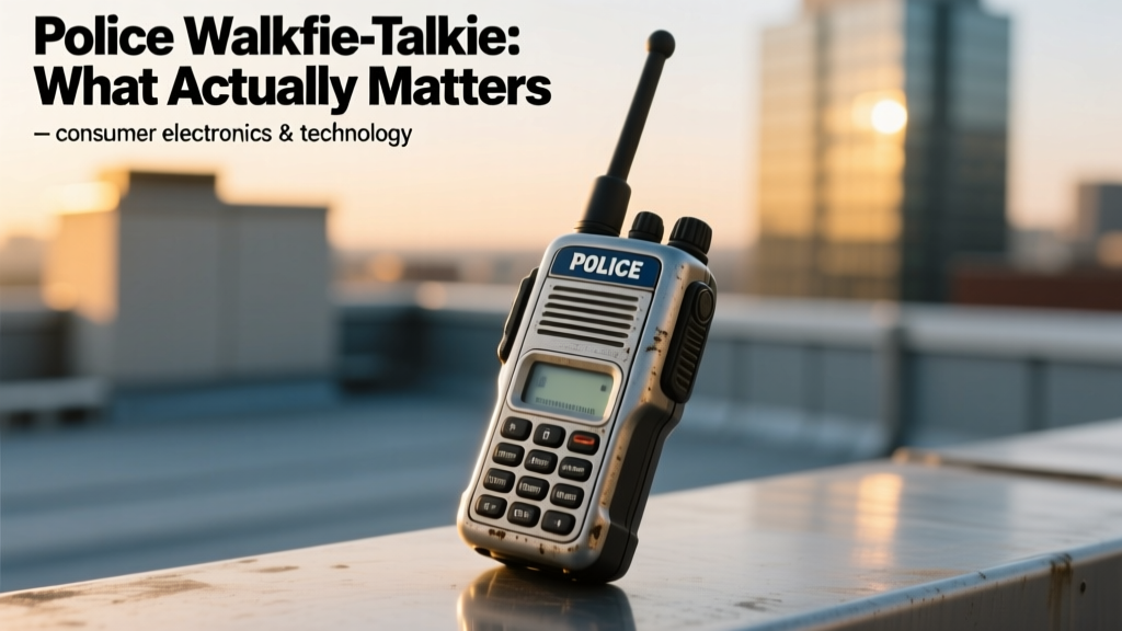 Police Walkie Talkie What Actually Matters: 7 Non-Negotiable Features Field Officers *Never* Compromise On (Not Range or Brand)