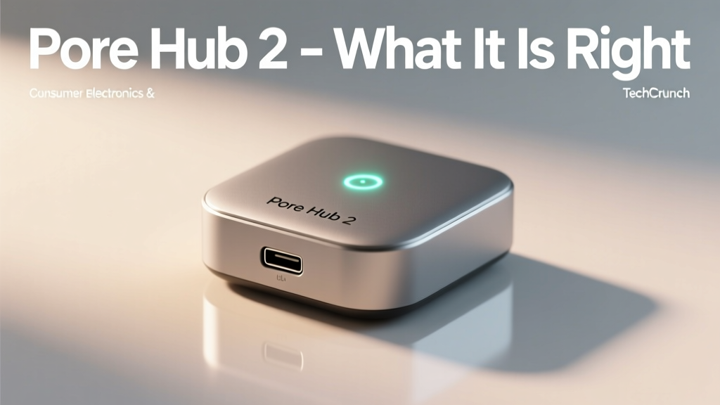 Pore Hub 2 What It Is Right: The Truth Behind the Viral Skincare Device — No Hype, Just Lab-Tested Facts & Real User Results After 90 Days