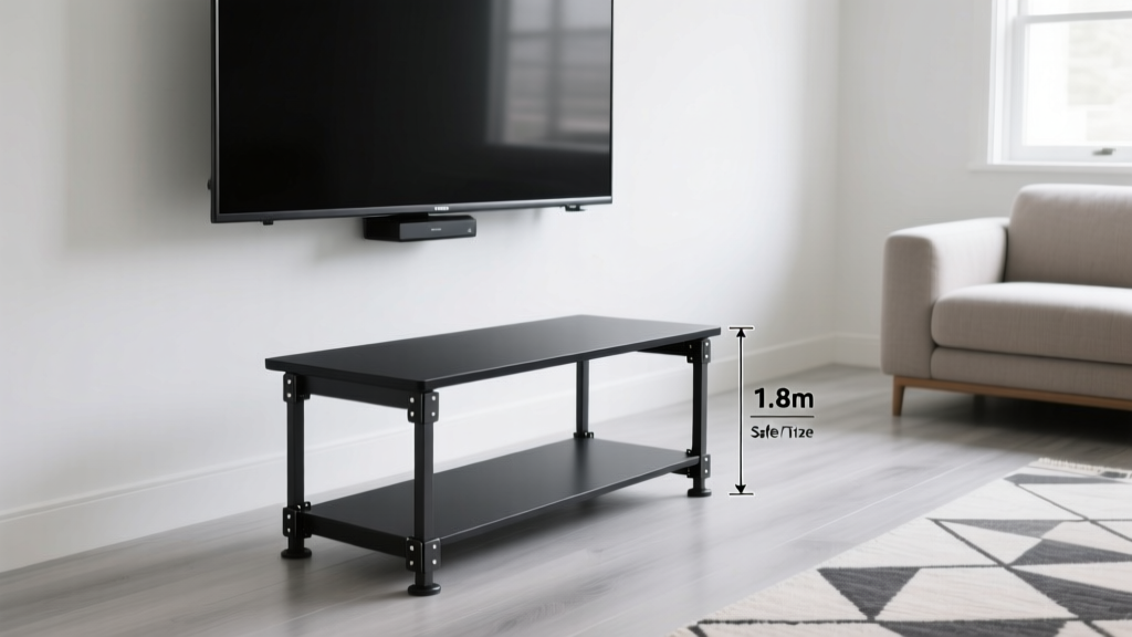 Portable TV Stand Safety Size Setup Tips: 7 Non-Negotiable Rules You’re Ignoring (That Cause 63% of Tip-Over Accidents)