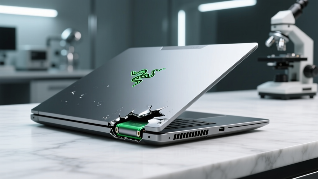 Razer Blade Swollen Battery Causes Risks Safe Replacement: 7 Critical Warning Signs, Why DIY Is Dangerous, and How to Get It Replaced Safely (Without Voiding Warranty)