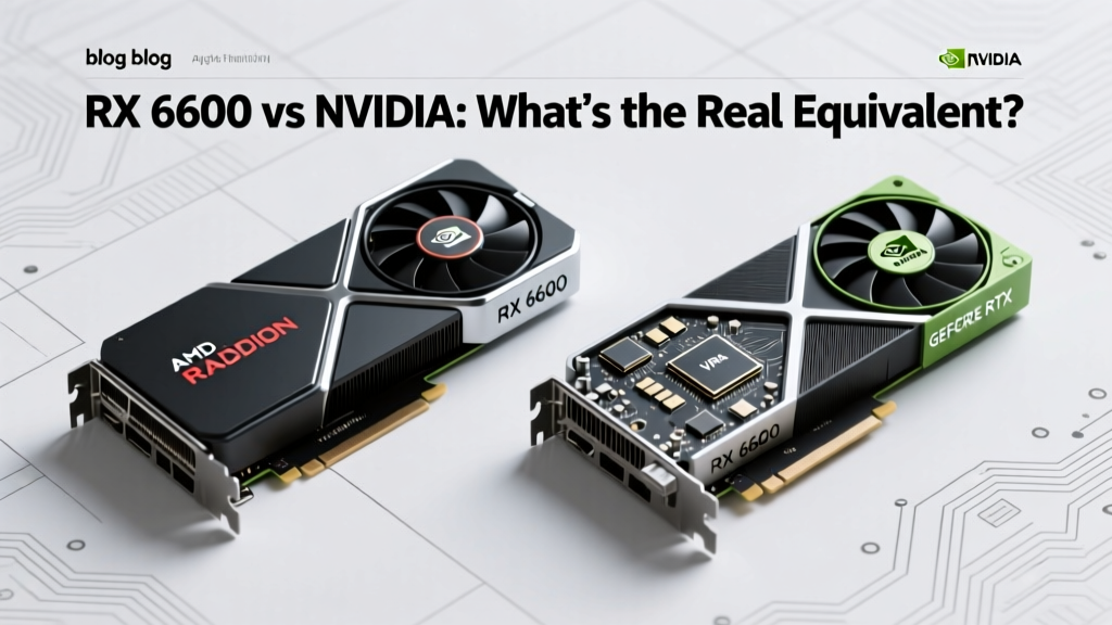 RX 6600 vs NVIDIA: What’s the Real Equivalent? We Benchmarked 7 GPUs Side-by-Side to Settle the Confusion Once and For All