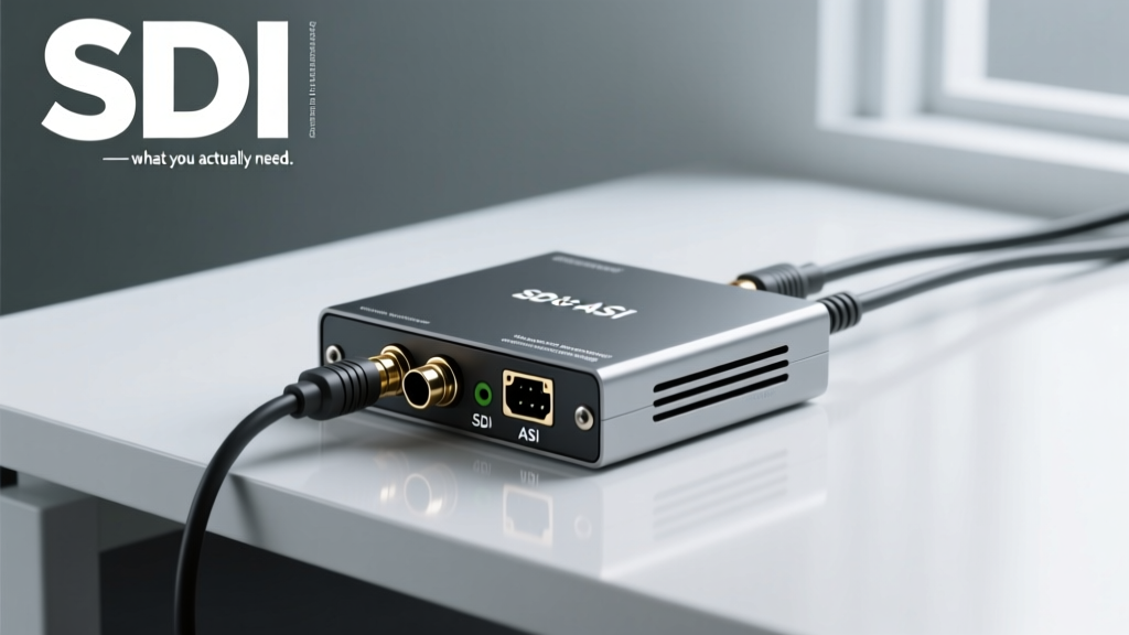 SDI to ASI Converter What You Actually Need: 7 Non-Negotiable Specs Most Engineers Overlook (And Why Your Broadcast Chain Fails Without Them)