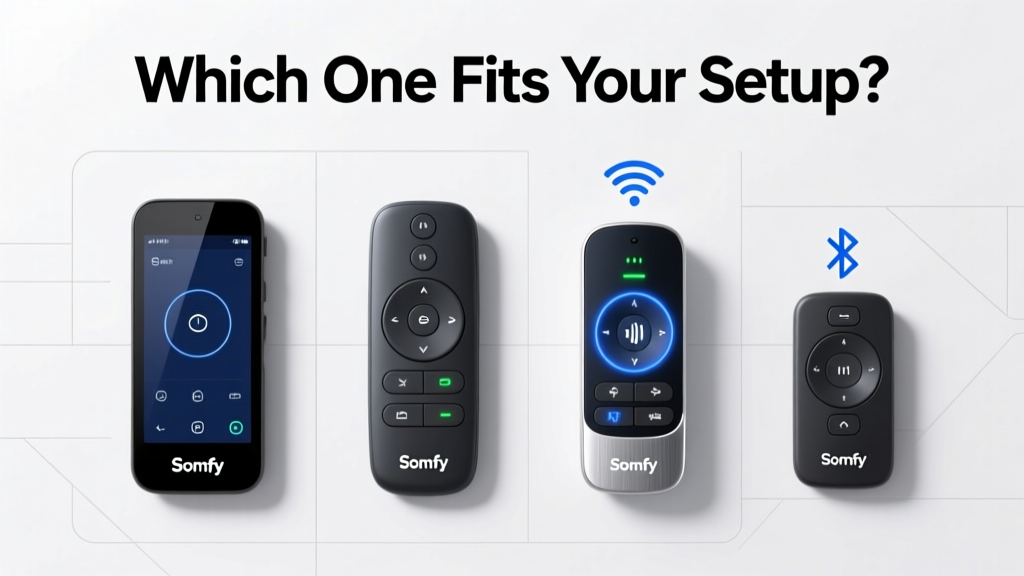 Somfy Remotes Which One Fits Your Setup? We Tested 12 Models Across RTS, IO, and MyLink Systems — Here’s the Exact Match for Your Motor, App, and Wiring (No Guesswork)