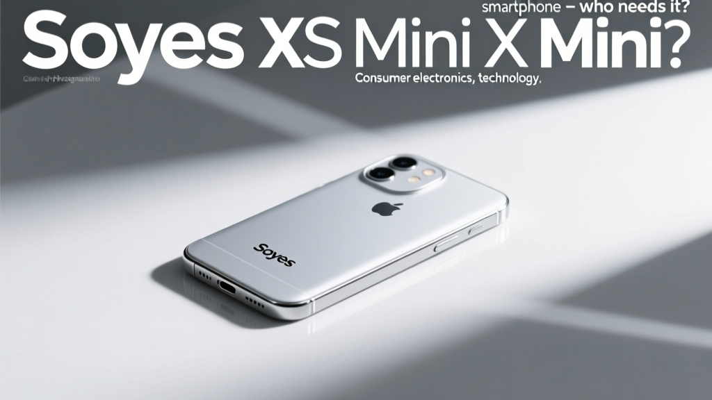 Soyes Xs Mini Smartphone Who Needs It? 7 Real-World User Profiles That Actually Benefit (and 3 Who Absolutely Shouldn’t)