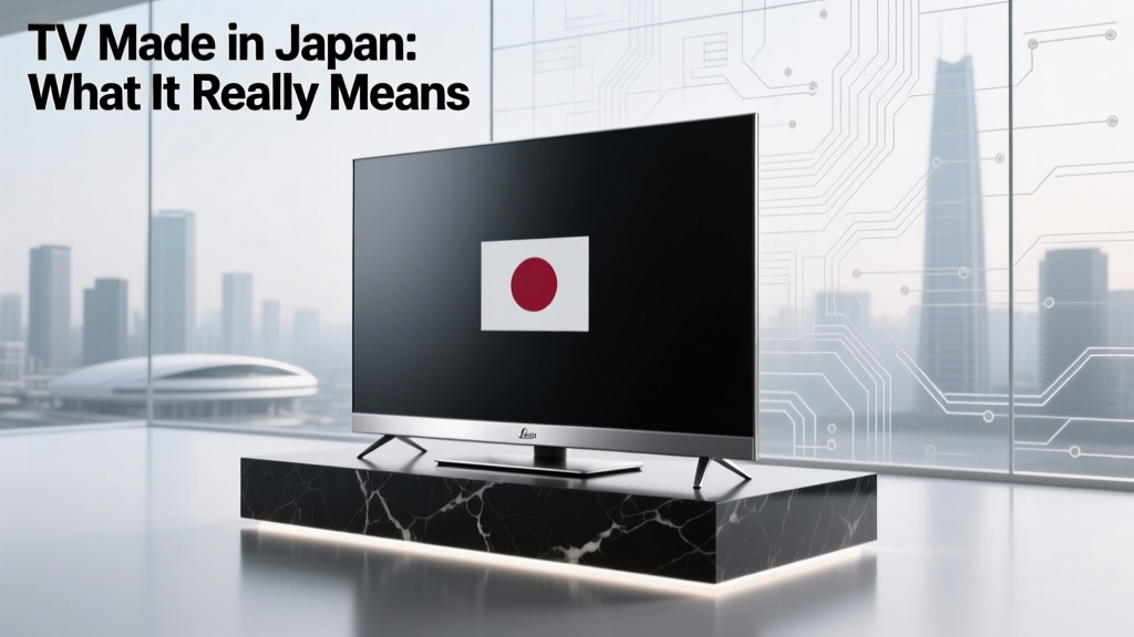 ‘TV Made in Japan’ What It Really Means in 2024: Why Most Are Assembled Elsewhere, Which Brands Still Do Real Japanese Manufacturing, and How to Spot the Truth on the Label