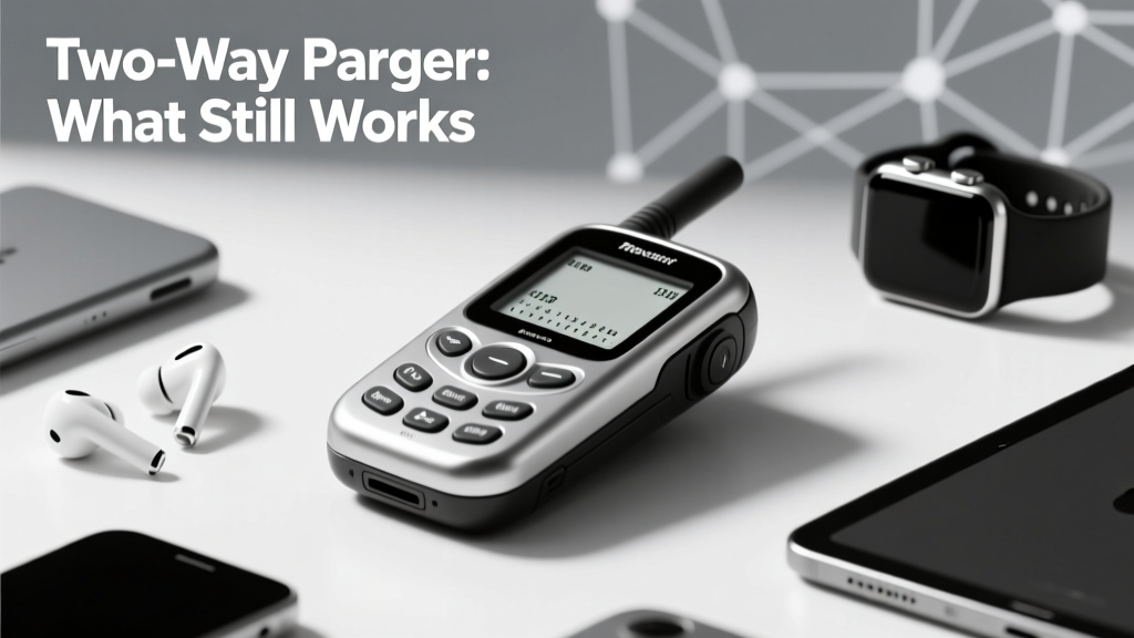 Two-Way Pager What Still Works in 2025: The Truth About Reliable Off-Grid Messaging When Cell Towers Fail