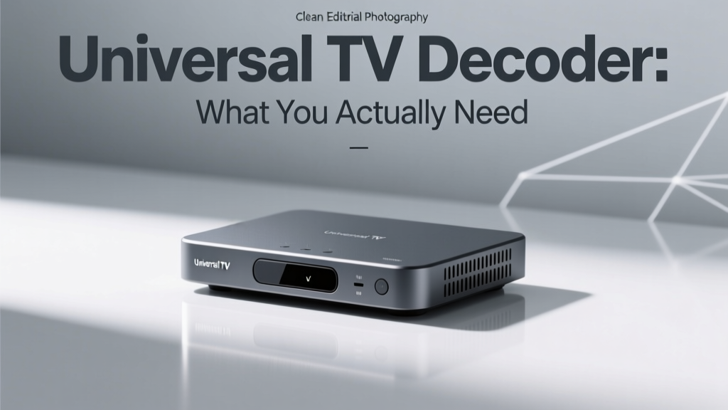 Universal TV Decoder What You Actually Need: The 7 Non-Negotiable Features (And 3 Common Mistakes That Waste Your Money)
