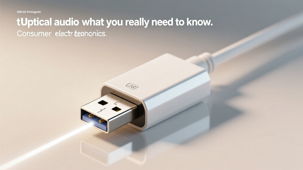 USB to Optical Audio Adapter: What You Really Need To Know (7 Critical Truths Most Buyers Miss — Including Latency Myths, Compatibility Traps, and Why Your DAC Might Be Sabotaging Sound Quality)