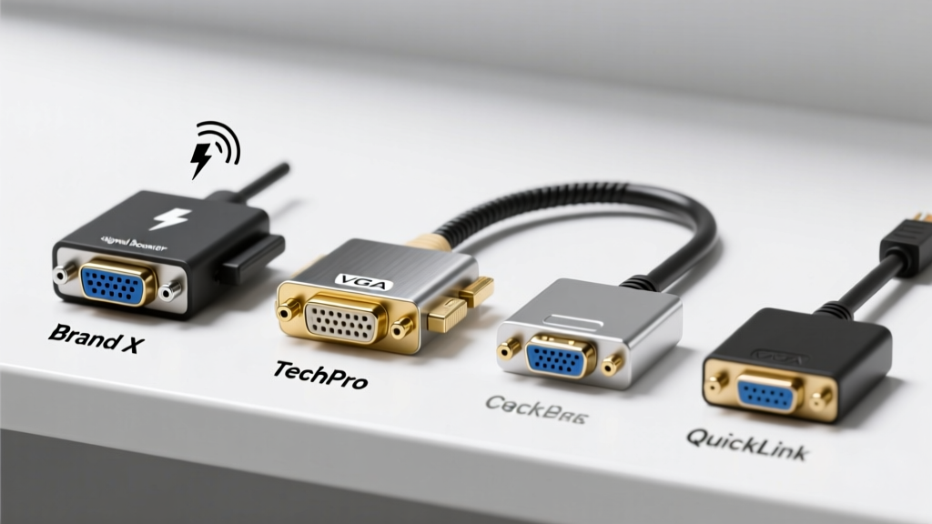VGA Adapter Which One Actually Works? We Tested 17 Adapters Across 5 Brands — Here’s the Only 3 That Pass Real-World HDMI-to-VGA & USB-C-to-VGA Stress Tests