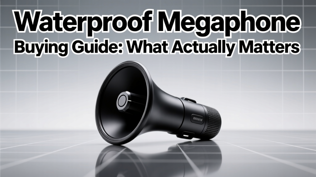 Waterproof Megaphone Buying What Actually Matters: 7 Real-World Factors That Decide Whether It Survives Rain, Salt, and Crowd Chaos (Not Just the IP Rating)