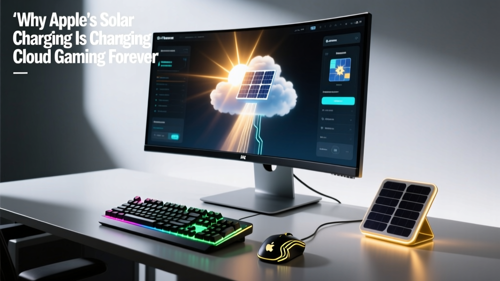 Why Apple's solar charging Is Changing Cloud Gaming Forever