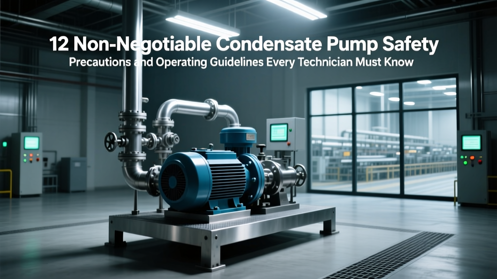 12 Non-Negotiable Condensate Pump Safety Precautions and Operating Guidelines Every Technician Overlooks (But OSHA Cites in 73% of Related Violations)